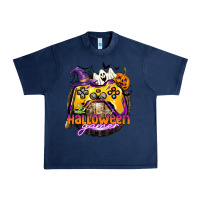 Navy halloween gamer Urban Heavy Tee - CowGirlArtShop