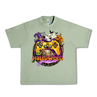 Oil Green halloween gamer Urban Heavy Tee - CowGirlArtShop