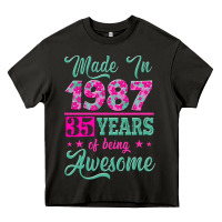 Asphalt made in 1987, 35 years of being awesome Heavy Core Tee - Jasminsmagicworld