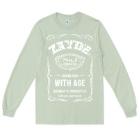 Matcha Mens Vintage Zayde Hebrew Yiddish Grandfather Long Sleeve Tee - trangStudio