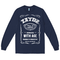 Mens Vintage Zayde Hebrew Yiddish Grandfather Long Sleeve Tee | Teevron