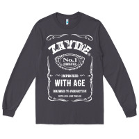 Smoke Mens Vintage Zayde Hebrew Yiddish Grandfather Long Sleeve Tee - trangStudio