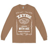 Toasted Coconut Mens Vintage Zayde Hebrew Yiddish Grandfather Long Sleeve Tee - trangStudio