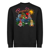 Black summer gnomes  truck Heavyweight Sweatshirt - CowhideDigitalArt