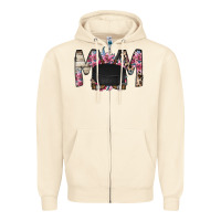 Sandshell mom hockey flower Zipper Hoodie - RacoonDesign