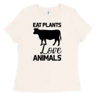 Bone Eat Plants Love Animals Ladies Tee - Bettercallsaul