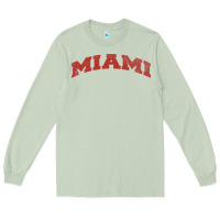 Matcha Miami Ohio Classic Athletic Sports Distressed Long Sleeve Tee - trangStudio
