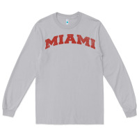 Moon Dust Miami Ohio Classic Athletic Sports Distressed Long Sleeve Tee - trangStudio