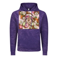 Cloud Purple Easter Bunny tumbler Easter Day Vintage Hoodie - HowdyJamesFarm