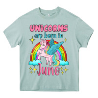 Arona unicorns are born in june Heavy Core Tee - Jasminsmagicworld