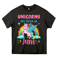 Asphalt unicorns are born in june Heavy Core Tee - Jasminsmagicworld