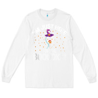 White teacher halloween bookworm just here for the boooks ghost tank top Long Sleeve Tee - trangStudio