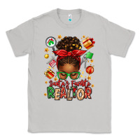 Moon Dust santas favorite realtor messy bun Classic Tee - texasbilliewilder