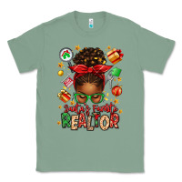 Sage santas favorite realtor messy bun Classic Tee - texasbilliewilder
