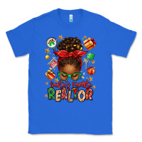True Royal santas favorite realtor messy bun Classic Tee - texasbilliewilder