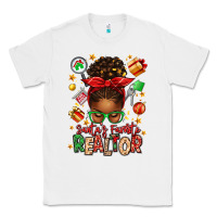 White santas favorite realtor messy bun Classic Tee - texasbilliewilder