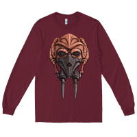 Burgundy Plo Koon Long Sleeve Tee - trangStudio