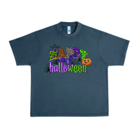 Midnight Navy happy halloween Urban Heavy Tee - CowGirlArtShop