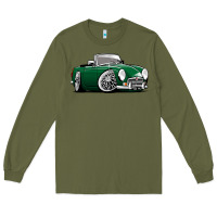 Army Green MG MGB roadster personalized caricature YOK94J family Long Sleeve Tee - trangStudio