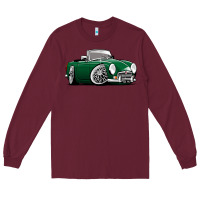 Burgundy MG MGB roadster personalized caricature YOK94J family Long Sleeve Tee - trangStudio