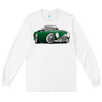 White MG MGB roadster personalized caricature YOK94J family Long Sleeve Tee - trangStudio