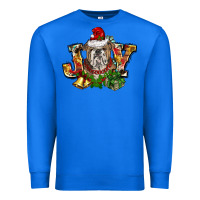 True Royal Christmas joy english bulldog Premium Sweatshirt - BarkalooDesign