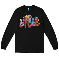Black love with cow olivia Long Sleeve Tee - OliviaCreatesArt