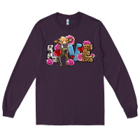 Plum love with cow olivia Long Sleeve Tee - OliviaCreatesArt