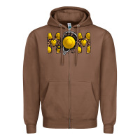 Chestnut mom lacrosse Zipper Hoodie - RacoonDesign