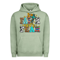 Pigment Oil Green faith over fear with cross and sunflowers Urban Hoodie - AdoDesignShop