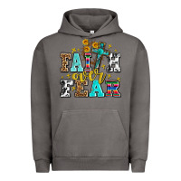 Pigment Tornado faith over fear with cross and sunflowers Urban Hoodie - AdoDesignShop