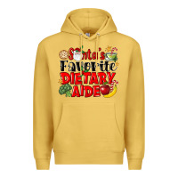 Antique Gold santas favorite dietary aide Premium Hoodie - LillyAllenDesigns