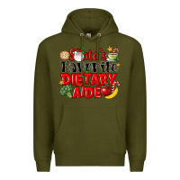 Army Green santas favorite dietary aide Premium Hoodie - LillyAllenDesigns