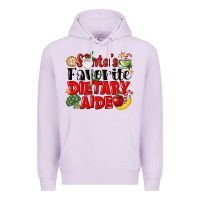 Lilac santas favorite dietary aide Premium Hoodie - LillyAllenDesigns
