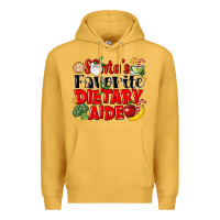 Mustard santas favorite dietary aide Premium Hoodie - LillyAllenDesigns