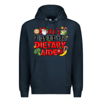 Navy santas favorite dietary aide Premium Hoodie - LillyAllenDesigns