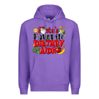 Purple santas favorite dietary aide Premium Hoodie - LillyAllenDesigns