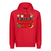 Red santas favorite dietary aide Premium Hoodie - LillyAllenDesigns
