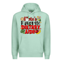 Seafoam santas favorite dietary aide Premium Hoodie - LillyAllenDesigns