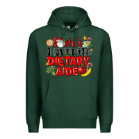 Sports Green santas favorite dietary aide Premium Hoodie - LillyAllenDesigns