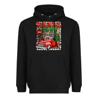 Black small town christmas Heavyweight Hoodie - BarkalooDesign