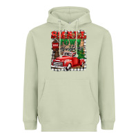 Matcha small town christmas Heavyweight Hoodie - BarkalooDesign