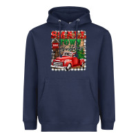 Navy small town christmas Heavyweight Hoodie - BarkalooDesign