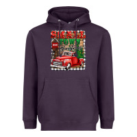 Plum small town christmas Heavyweight Hoodie - BarkalooDesign
