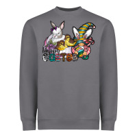 Storm Happy Easter Heavyweight Sweatshirt - CowhideDigitalArt