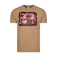 Vintage Coffee valentines day gnomes couple Vintage Tee - Jasminsmagicworld