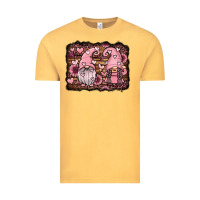 Vintage Mustard valentines day gnomes couple Vintage Tee - Jasminsmagicworld