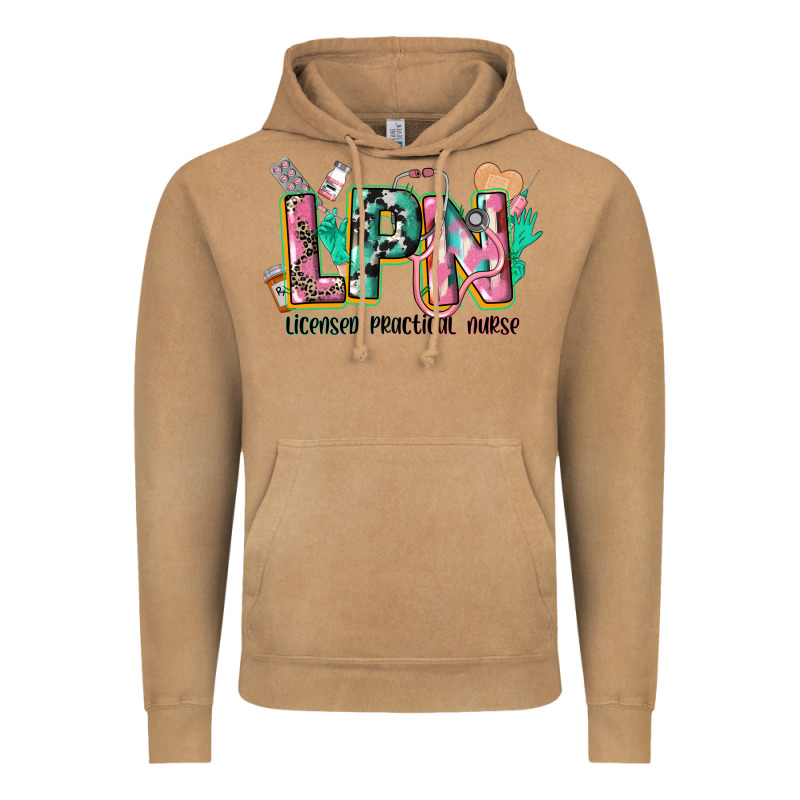 Licensed Practical Nurse Vintage Hoodie by CowGirlArtShop | Teevron