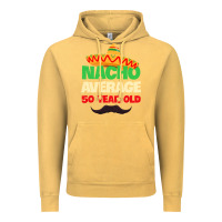 Vintage Mustard Mens Nacho Average 50 Year Old Cinco de Mayo 50th Birthday Vintage Hoodie - trangStudio