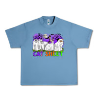 Pebble Blue cat sheet ghost cats halloween Urban Heavy Tee - CowGirlArtShop